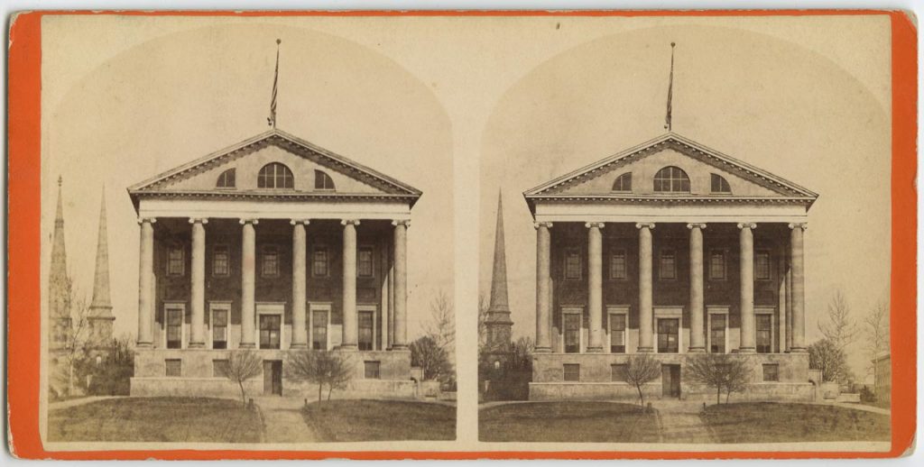 C1:060  Stereograph File.  State Capitol, published by D.H. Anderson  (LVA 07_0786_117)